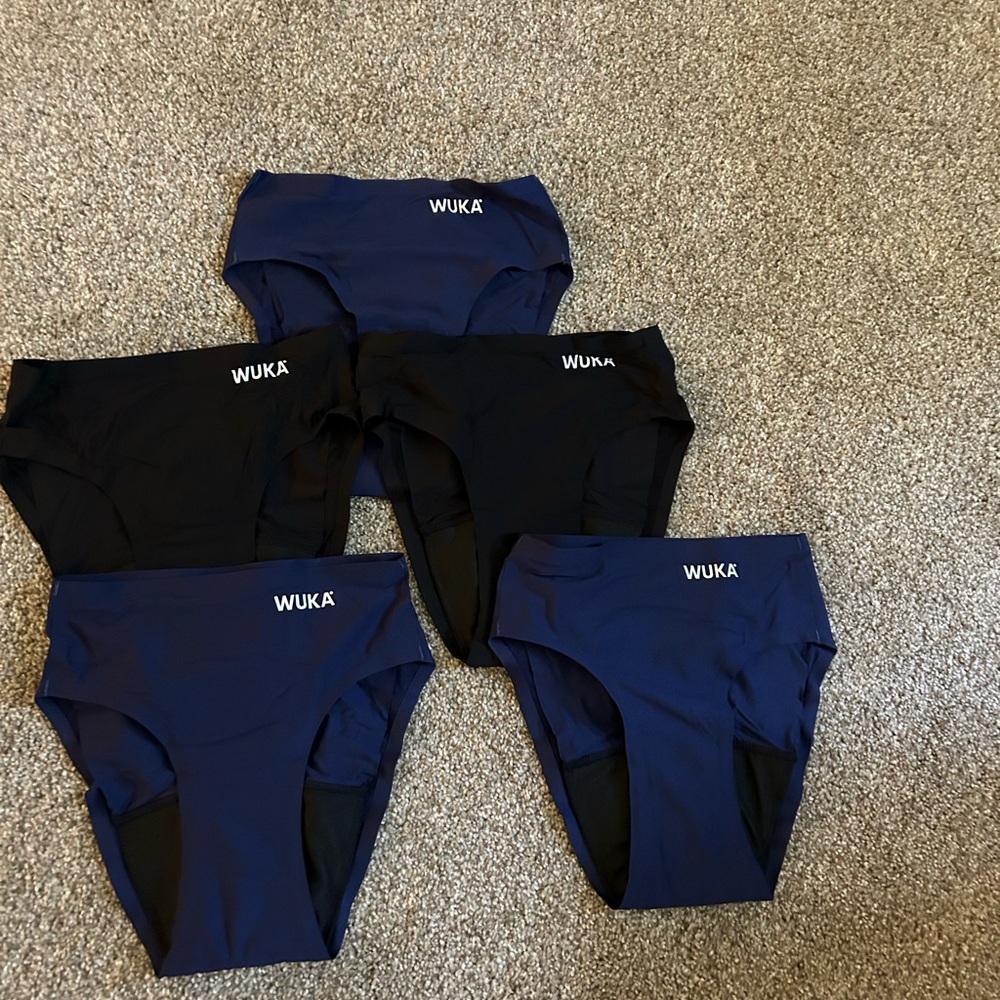 Wuka Teen Period Undies - Black and Blue